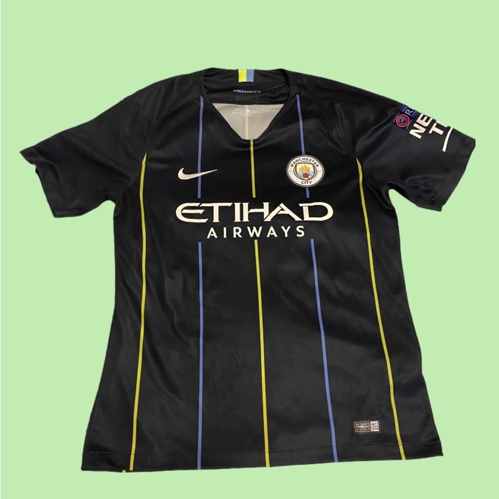 Nike Navy Blue Kevin De Bruyne Man City Jersey